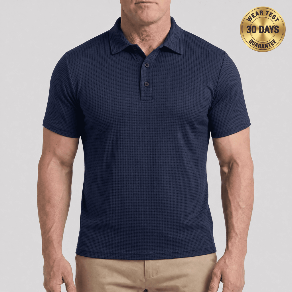 Polo AlphaV Fit — Diseñado para hombres con barriga