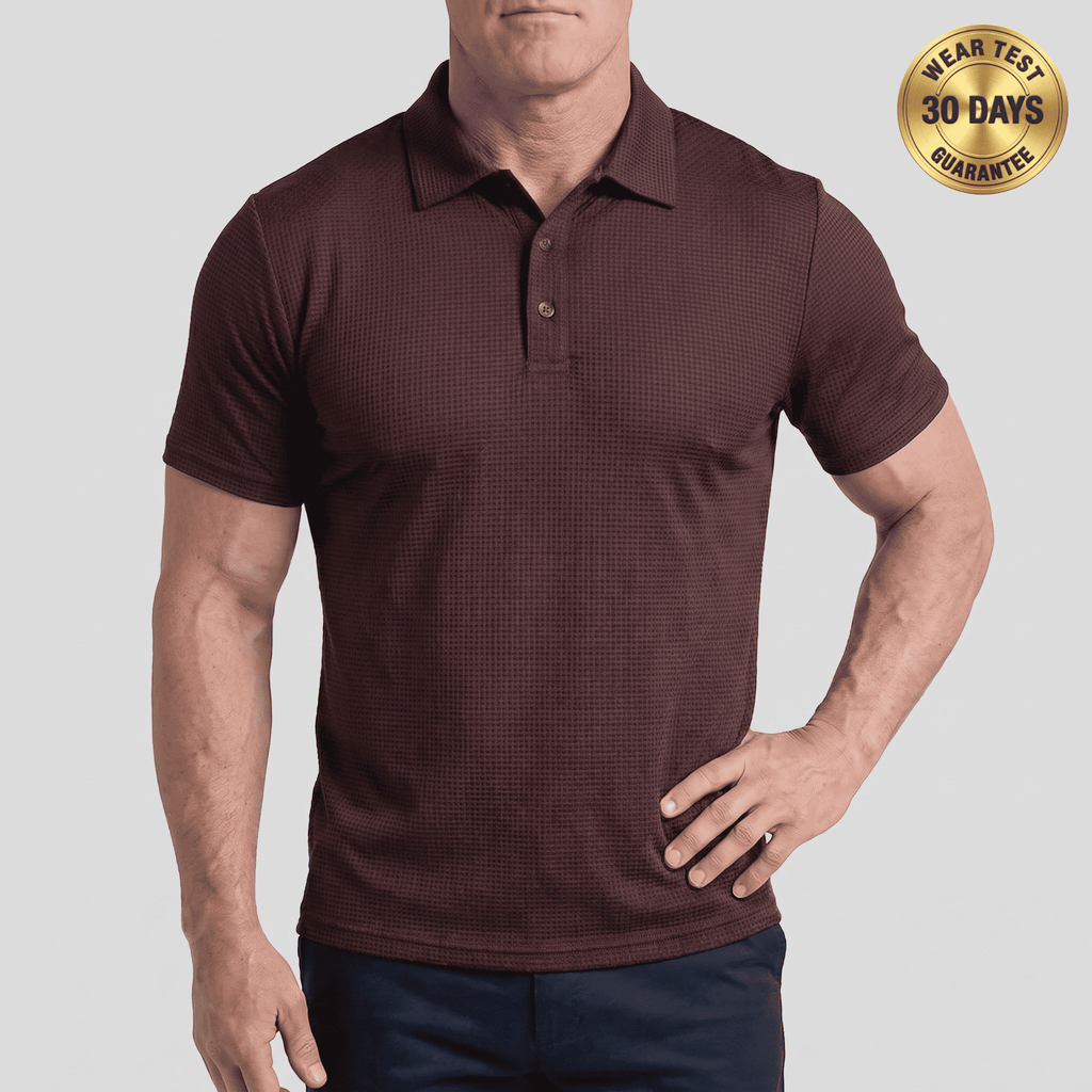 Polo AlphaV Fit — Diseñado para hombres con barriga