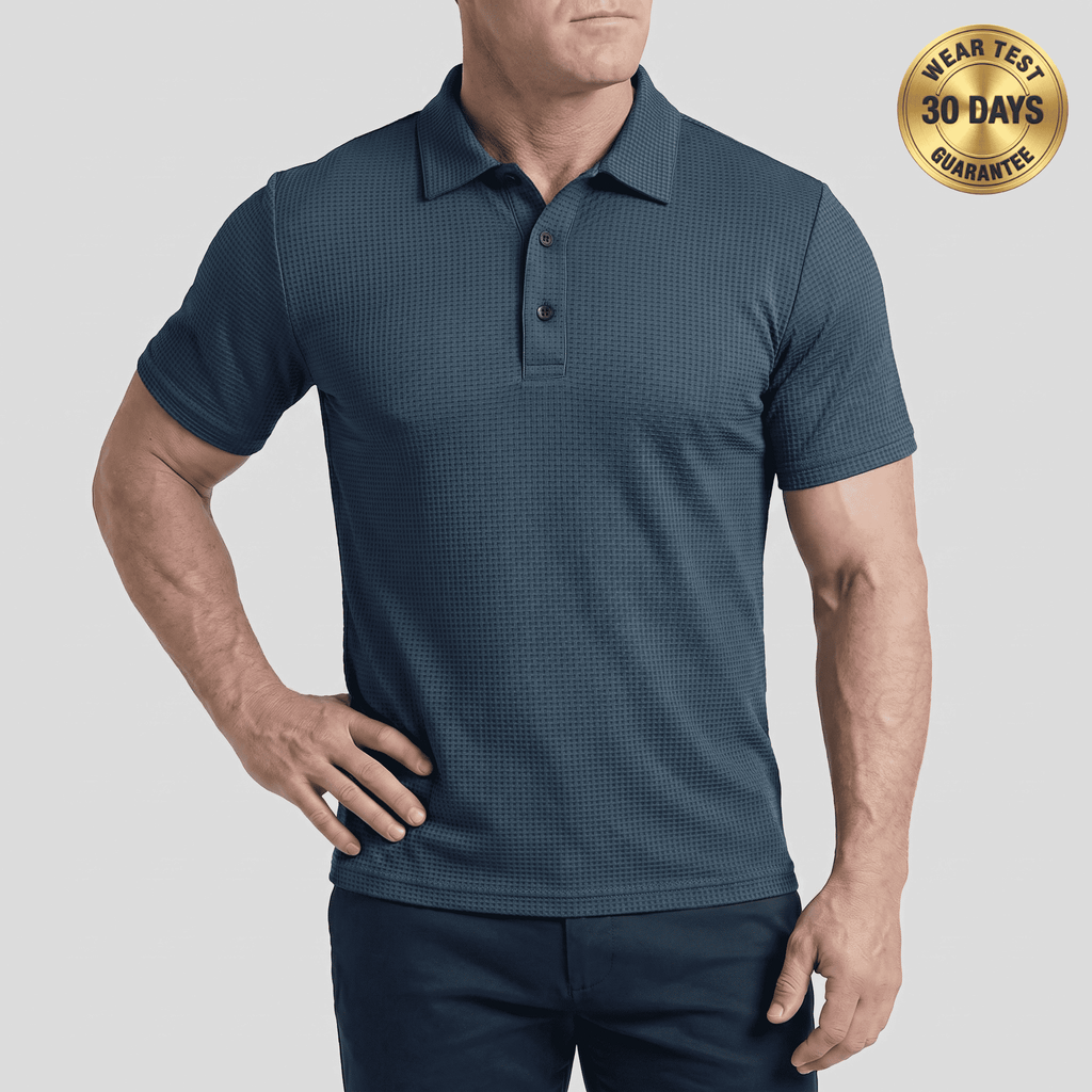 Polo AlphaV Fit — Diseñado para hombres con barriga