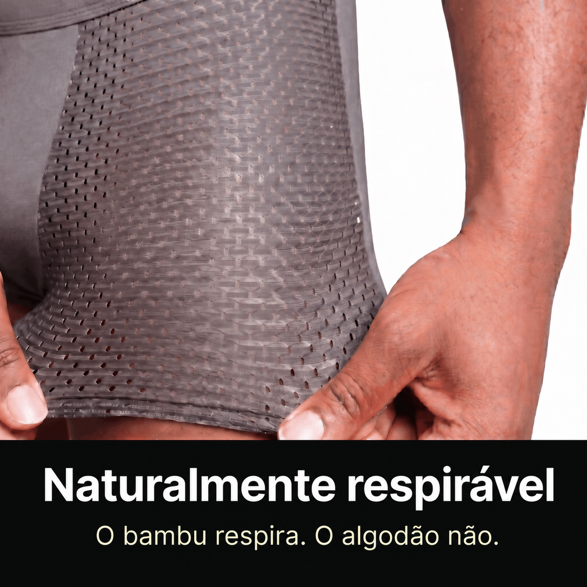 Boxers de fibra de bambu premium — uma nova dimensão de conforto durante todo o dia.