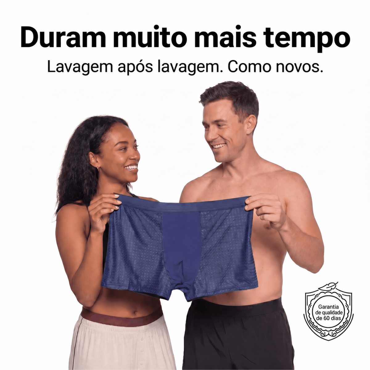 Boxers de fibra de bambu premium — uma nova dimensão de conforto durante todo o dia.