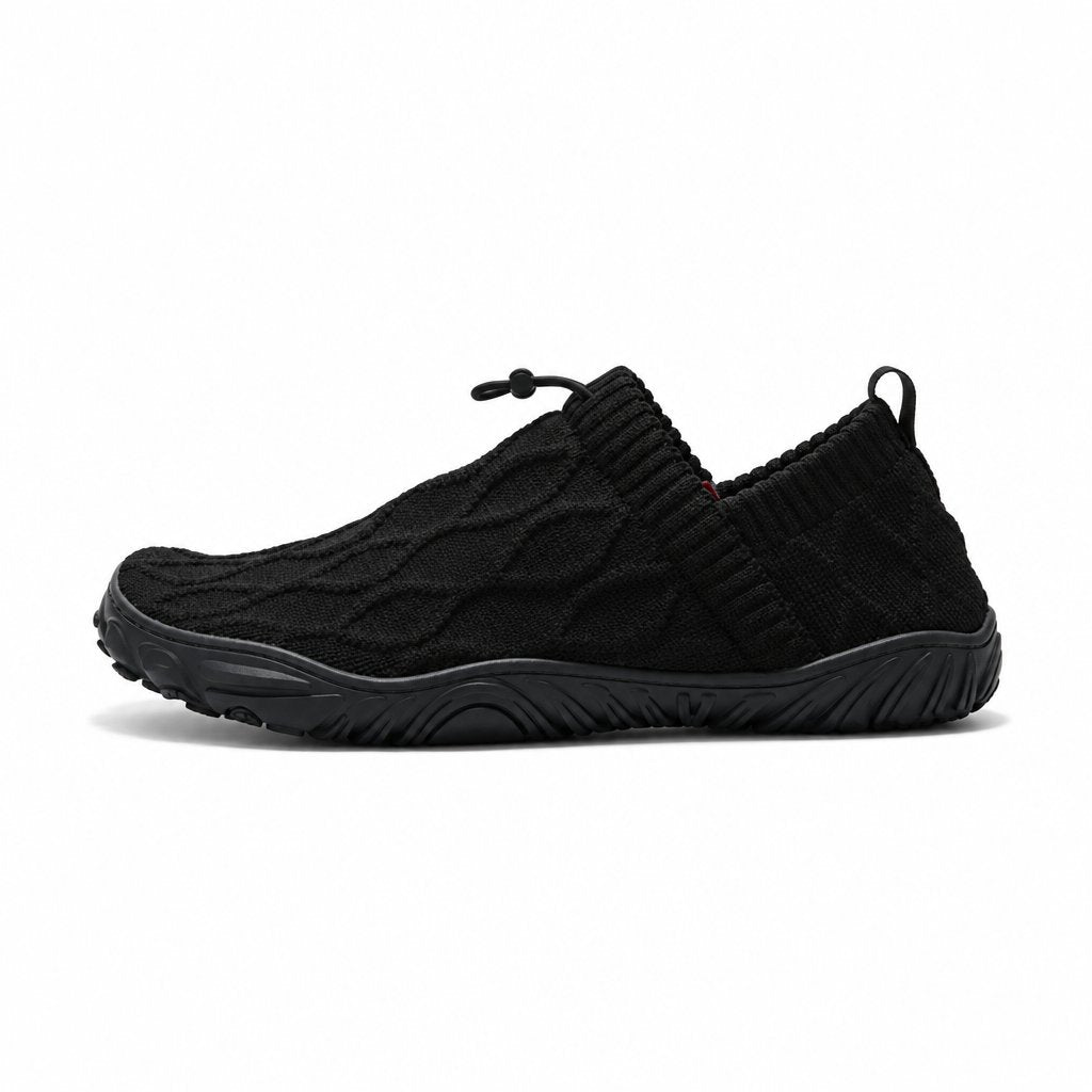AlphaV Comfort Knit Shoes — All Black