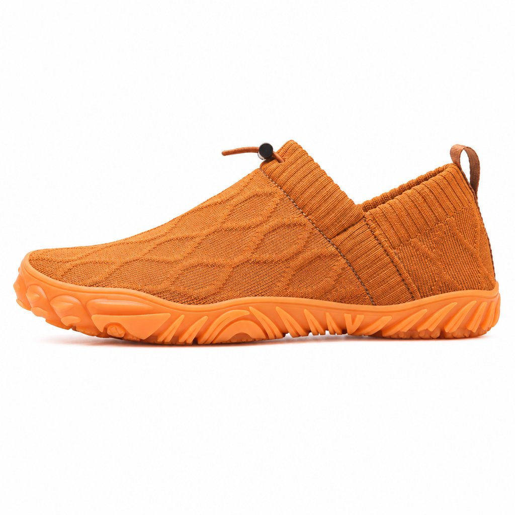 AlphaV Comfort Knit Shoes — Brown
