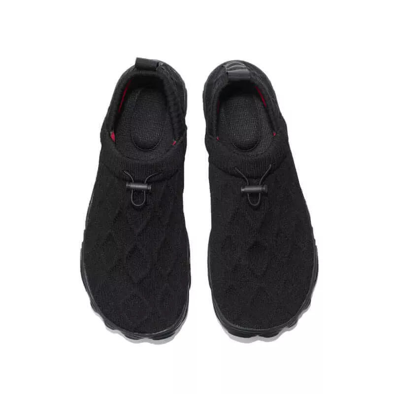 AlphaV knit shoes — top view