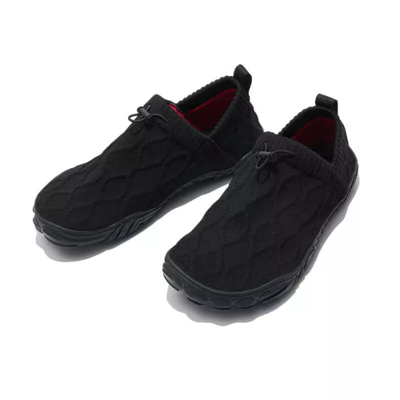 AlphaV knit shoes — pair in all black