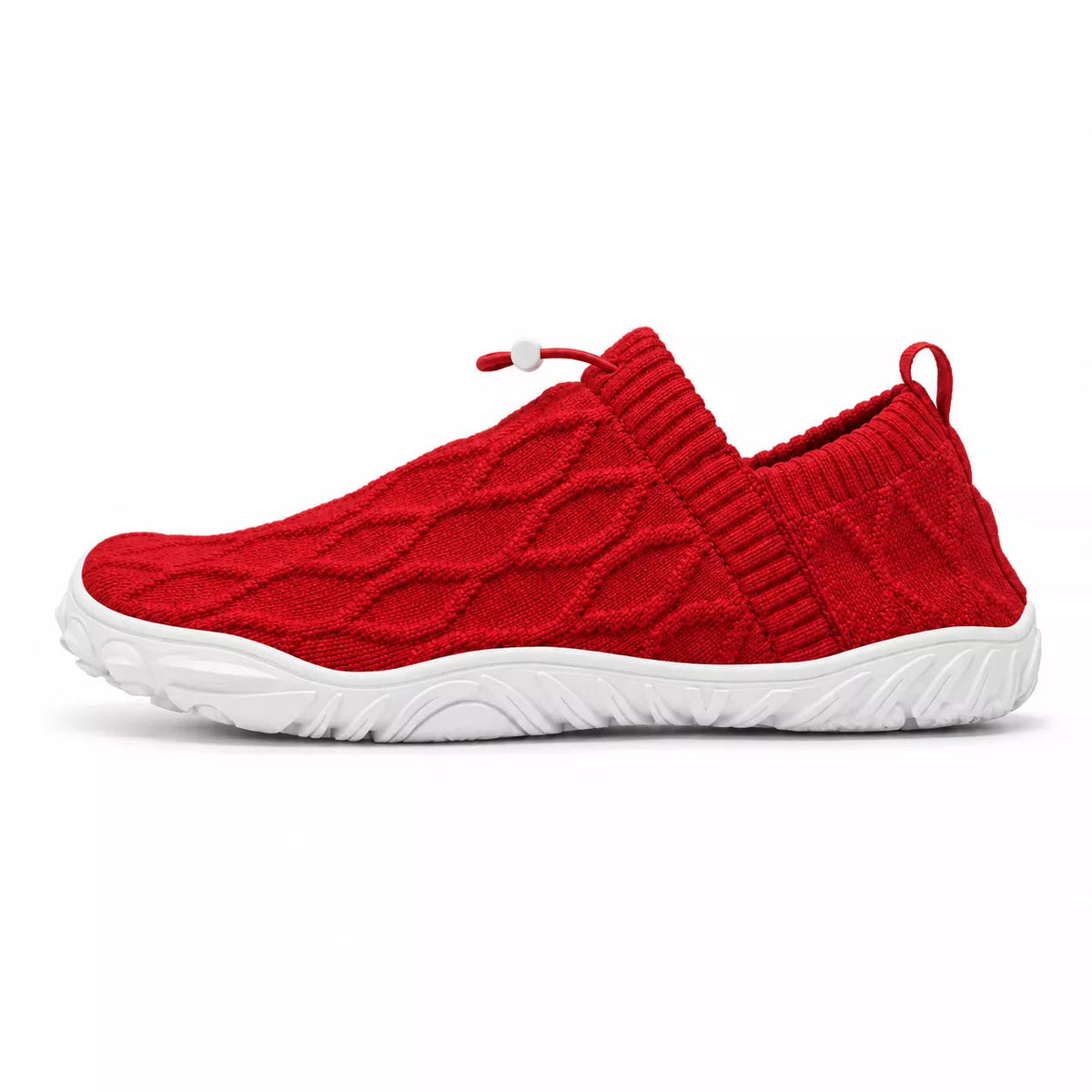 AlphaV Comfort Knit Shoes — Poppy Red