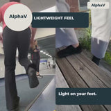 AlphaV lightweight shoes in motion